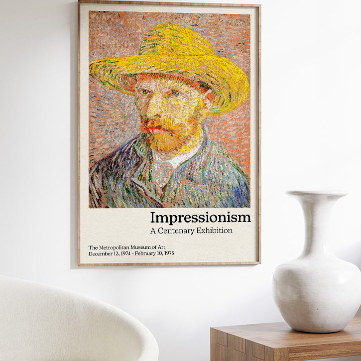 Vincent van Gogh - Self-Portrait with a Straw Hat