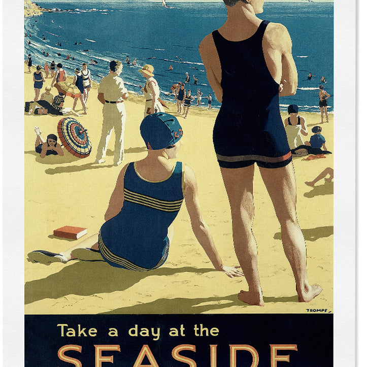 Seaside Australia Travel Poster