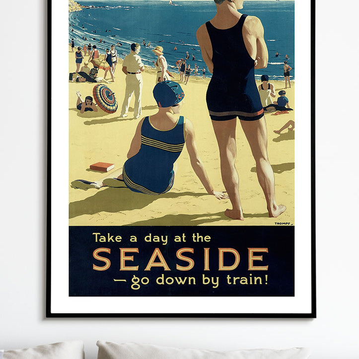 Seaside Australia Travel Poster