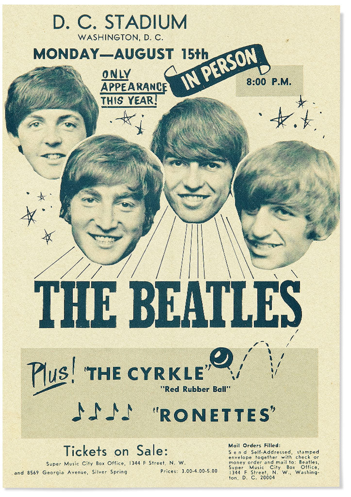 The Beatles USA Tour Poster