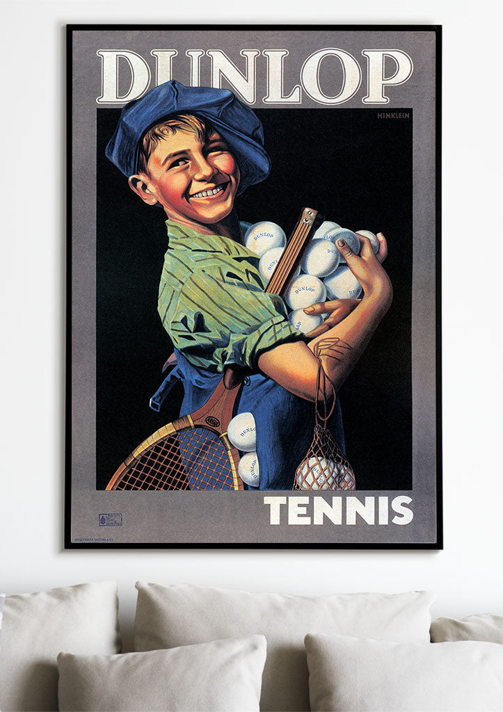 Vintage Tennis Sport Poster