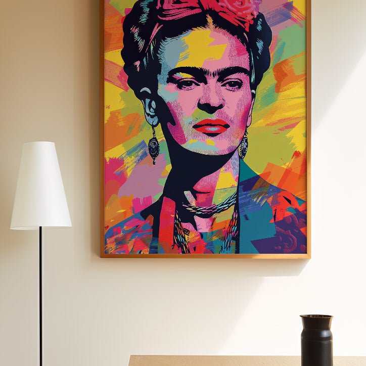 Frida Kahlo Pop Art PortraitFrida Kahlo Pop Art Portrait