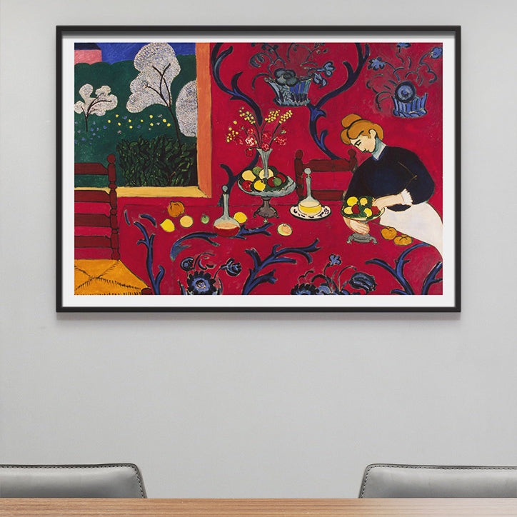 The Dessert: Harmony in Red by Henri Matisse