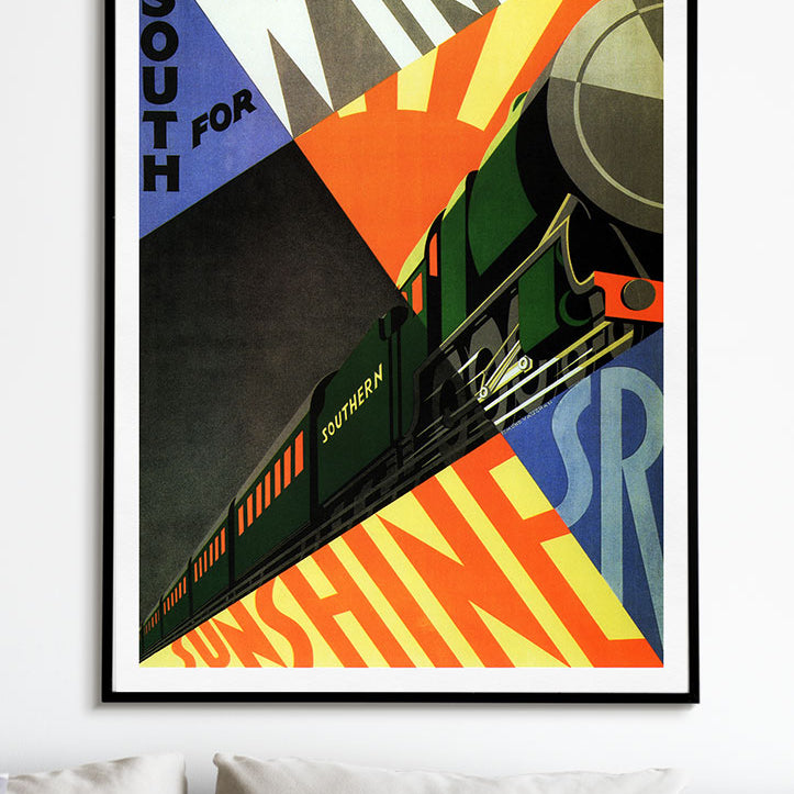 Southern Railway England Travel Poster