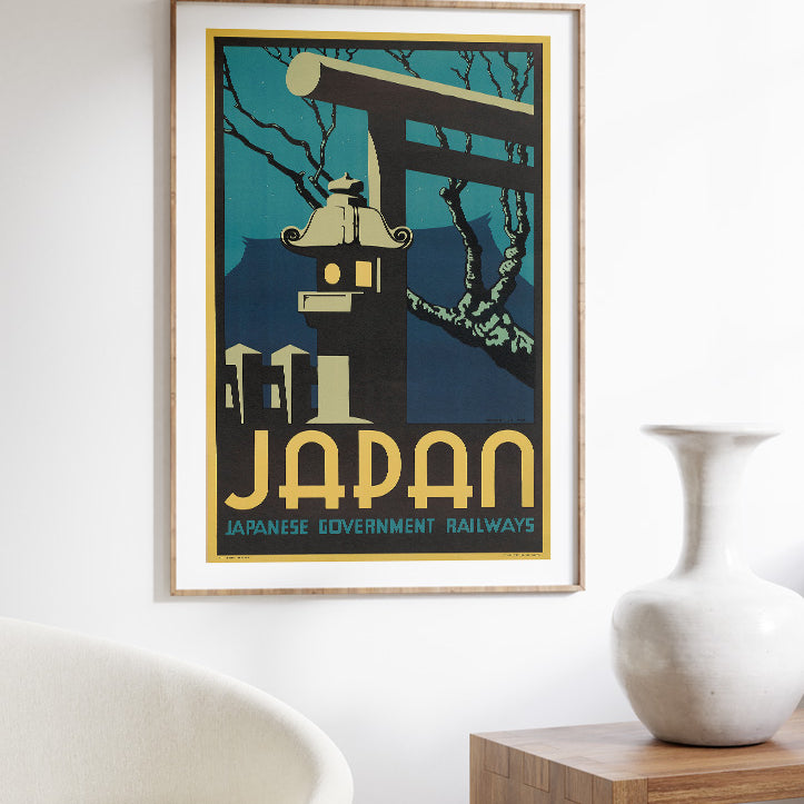 Traditional Japanese Travel Poster