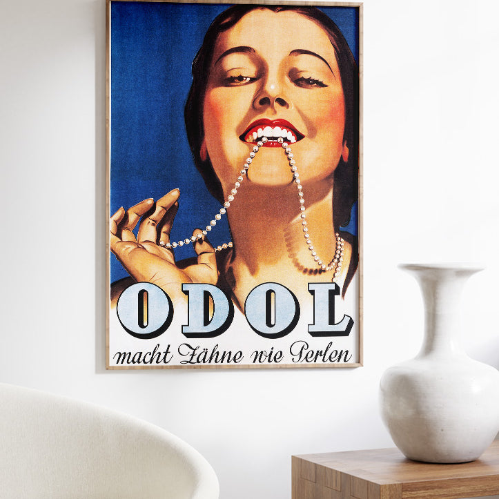 Vintage Odol Toohpaste Poster