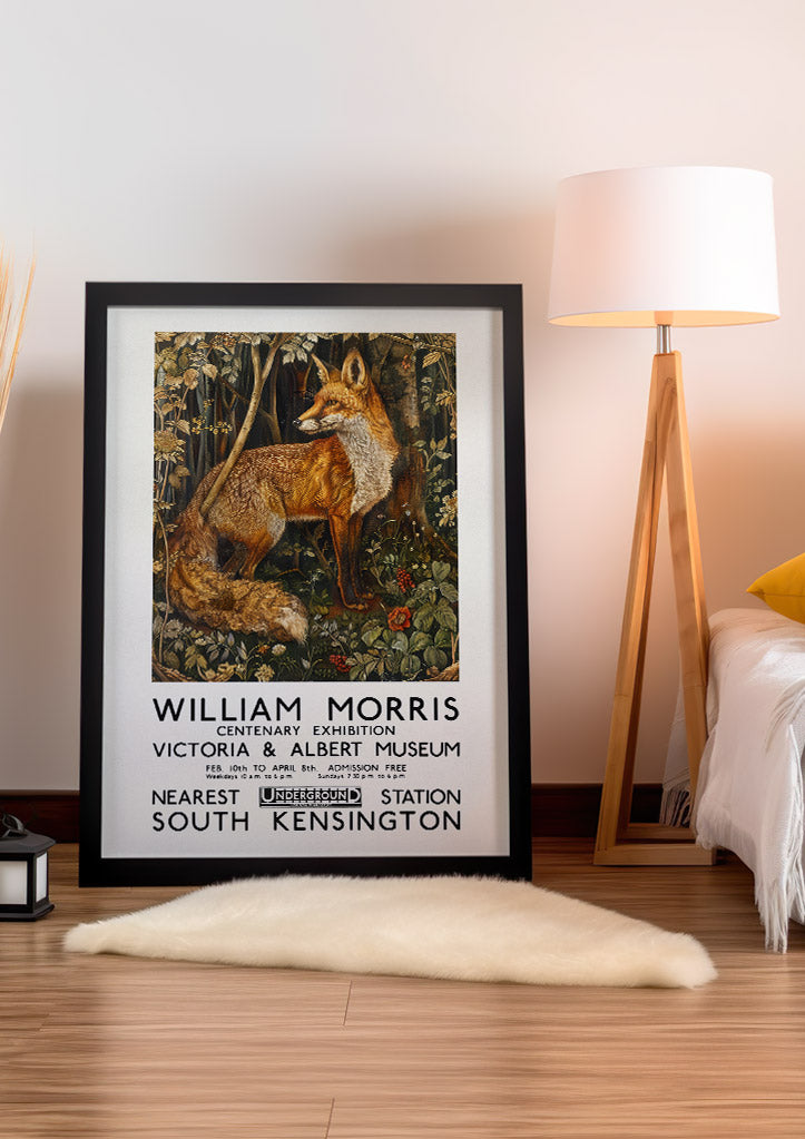 William Morris V&A Exhibition Poster - Fox