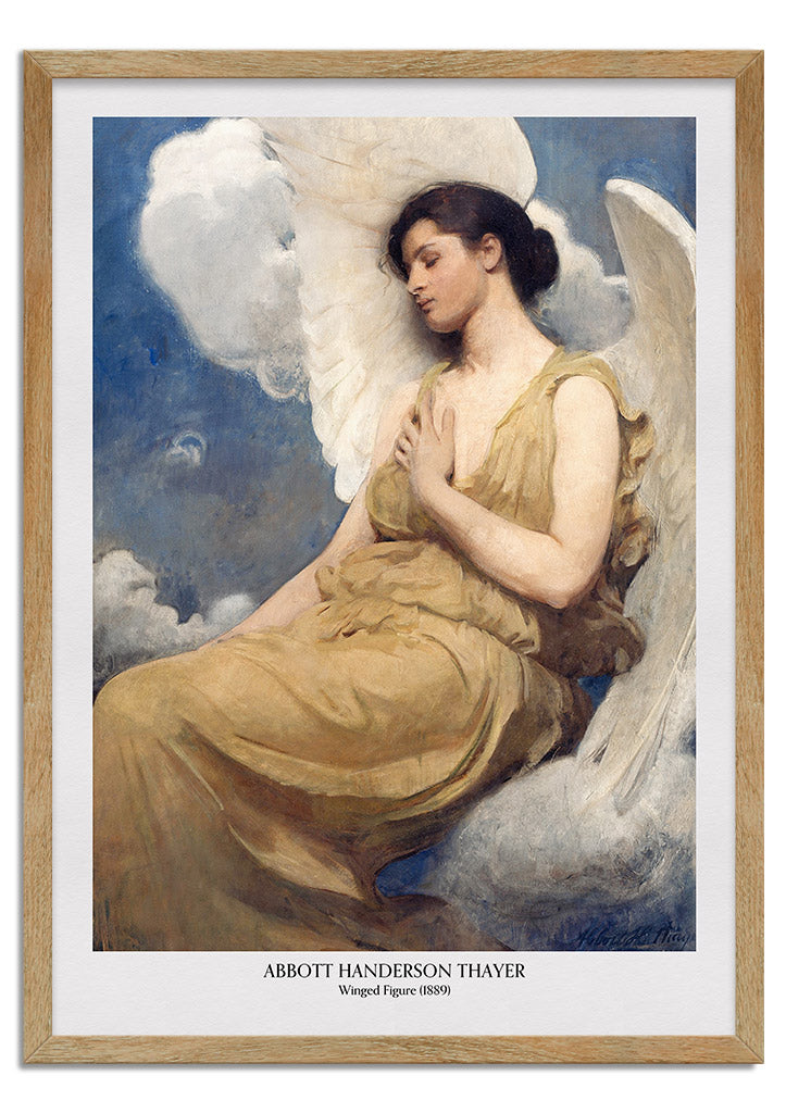 Abbott Handerson Thayer Art Print - Winged Figure