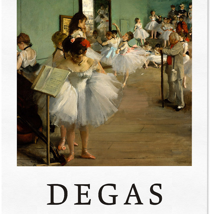 Degas Dance Class exhibition poster