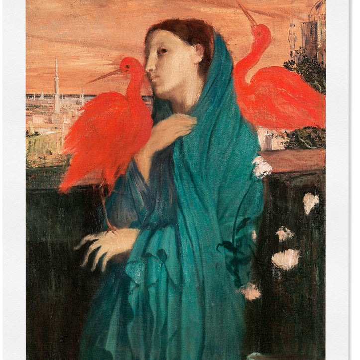 Edgar Degas exhibition poster, Young Woman with Ibis