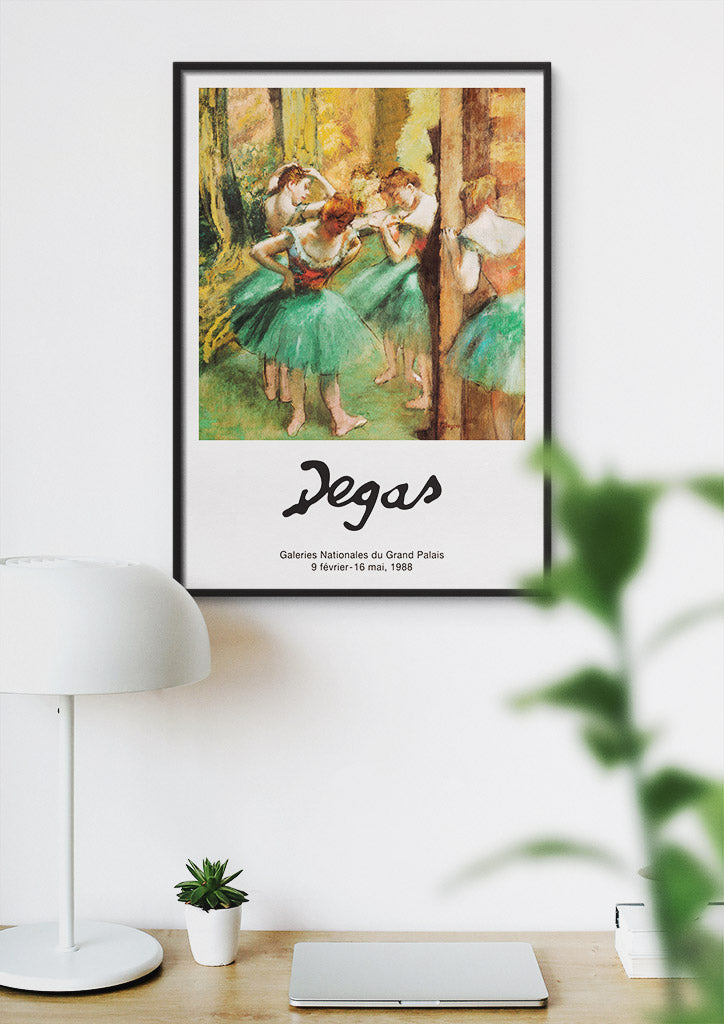 Edgar Degas Print - Dancers, Pink and Green