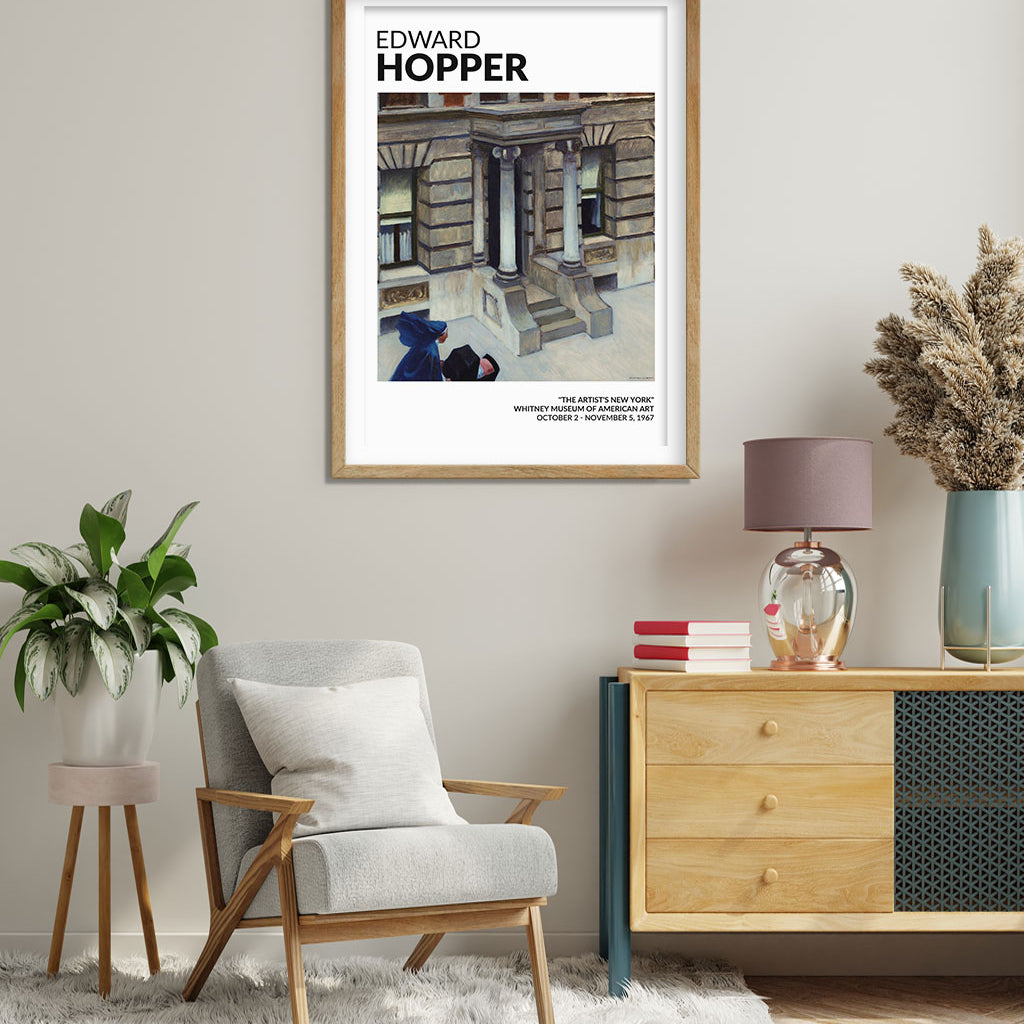 Edward Hopper New York Pavements Art Print