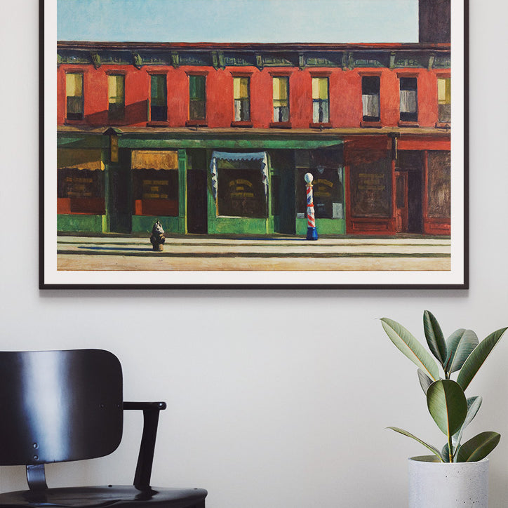 Early Sunday Morning by Edward Hopper