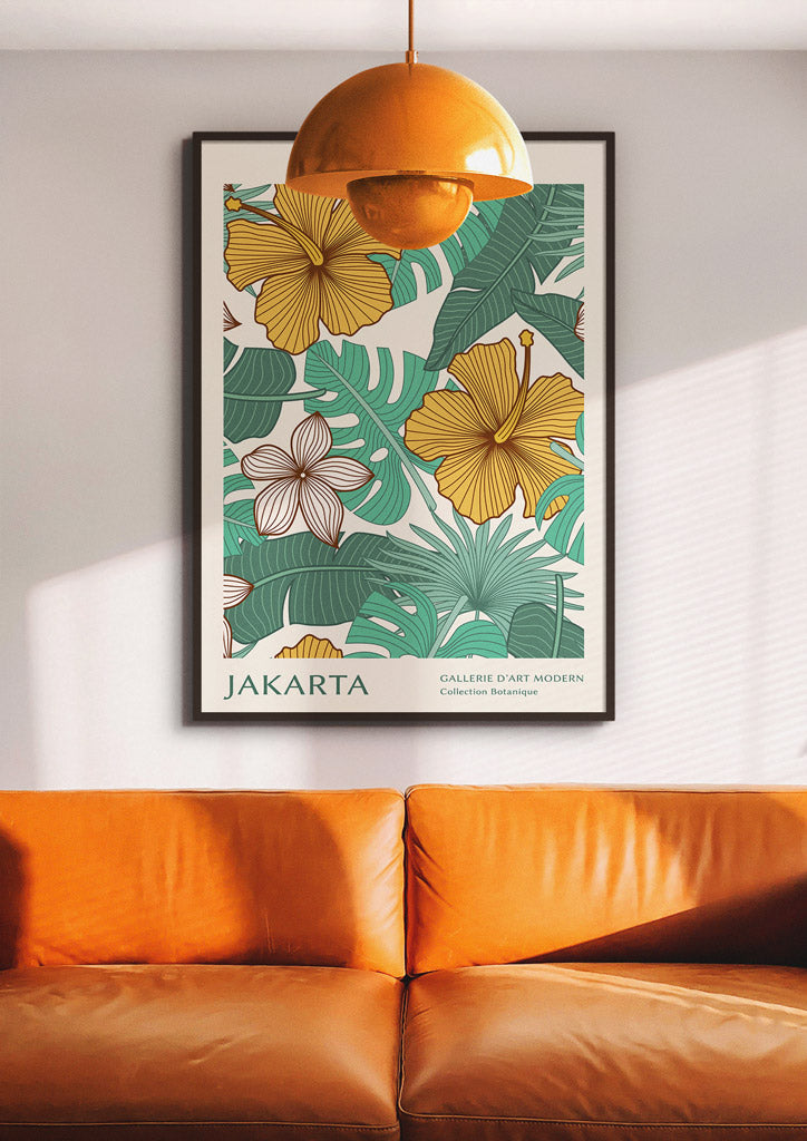 Flower Market Poster Jakarta