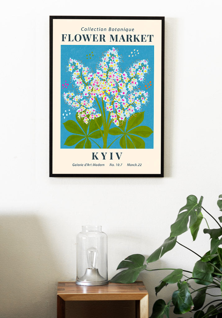 Flower Market Kyiv Poster