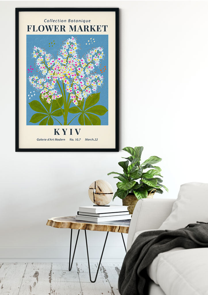 Flower Market Kyiv Poster