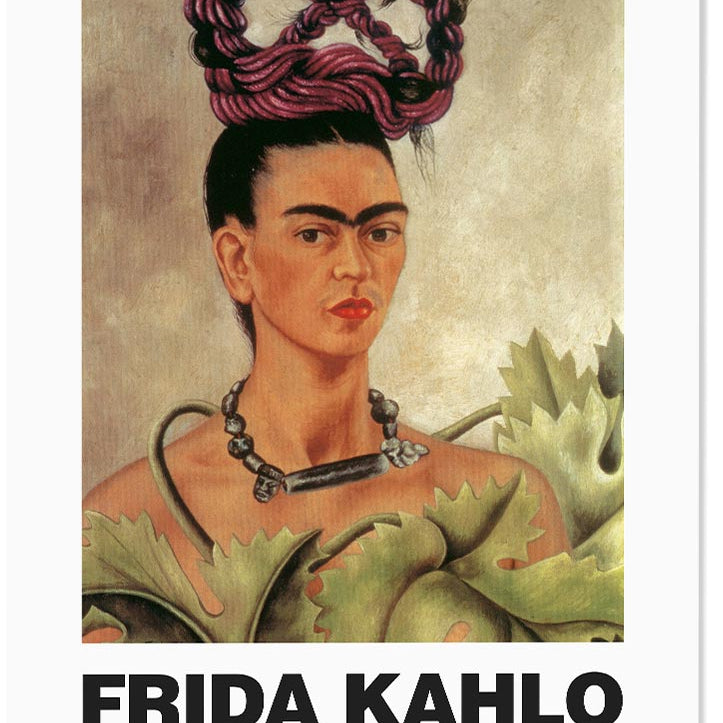 Self Portrait with Braid by Frida Kahlo