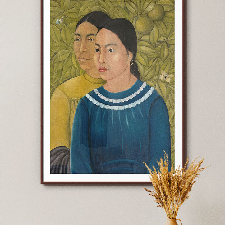 Frida Kahlo Print - Dos Mujeres (Salvadora y Herminia)
