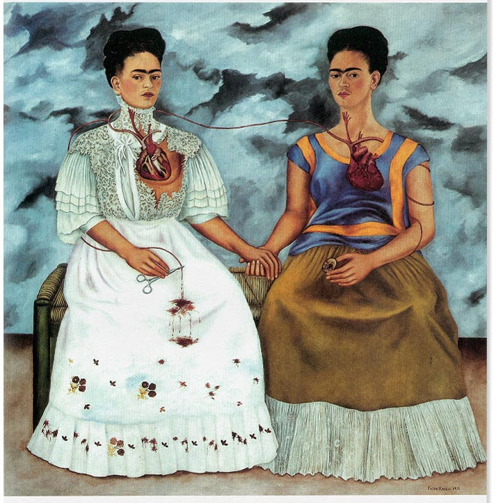Frida Kahlo Exhibition Poster - Two Fridas