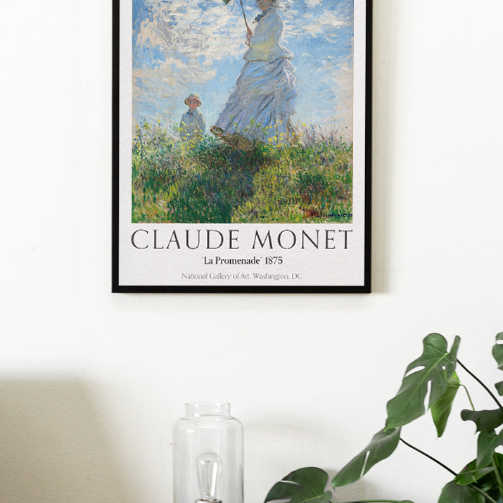 Claude Monet Art Print - Woman with a Parasol