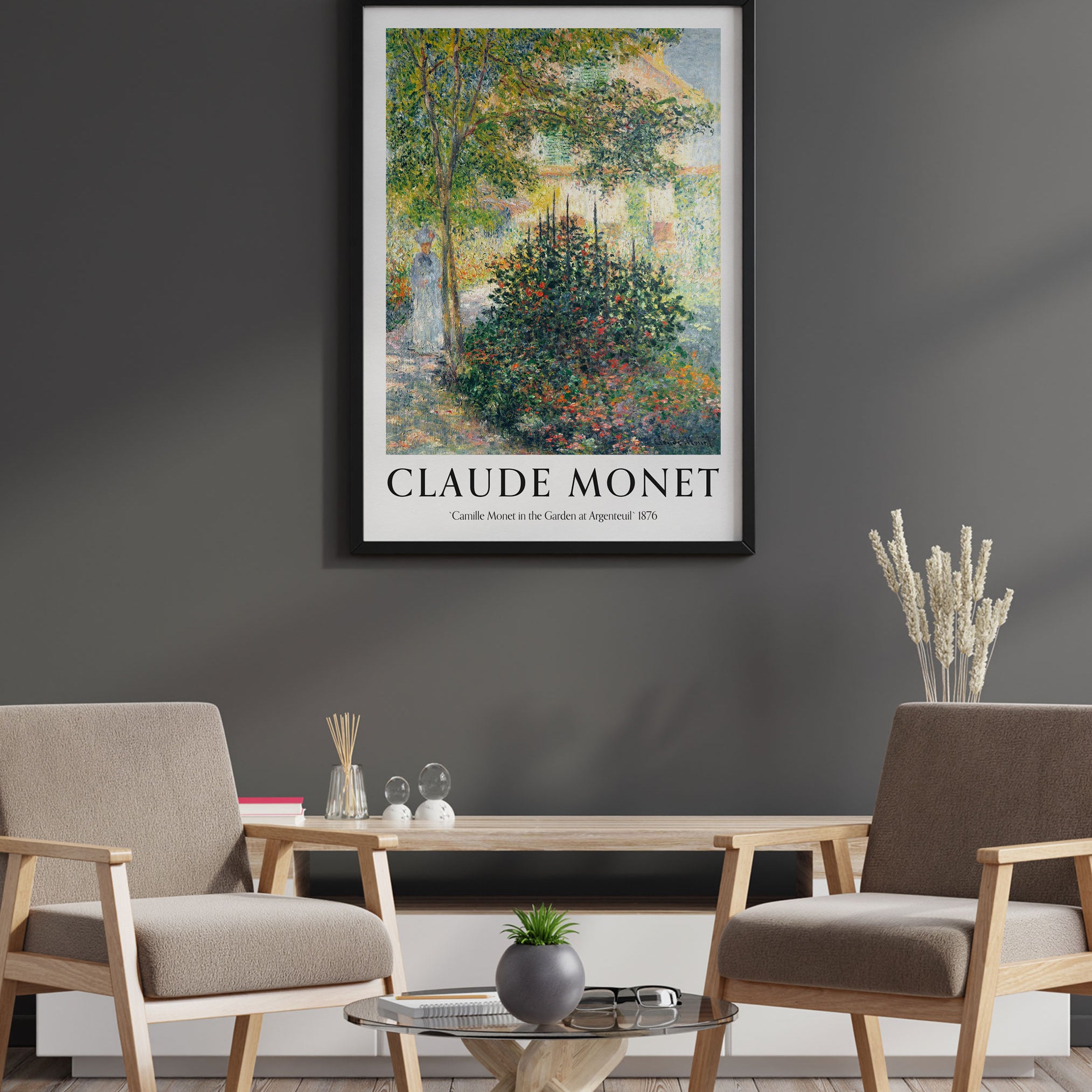 Camille Monet in the Garden in Argenteuil