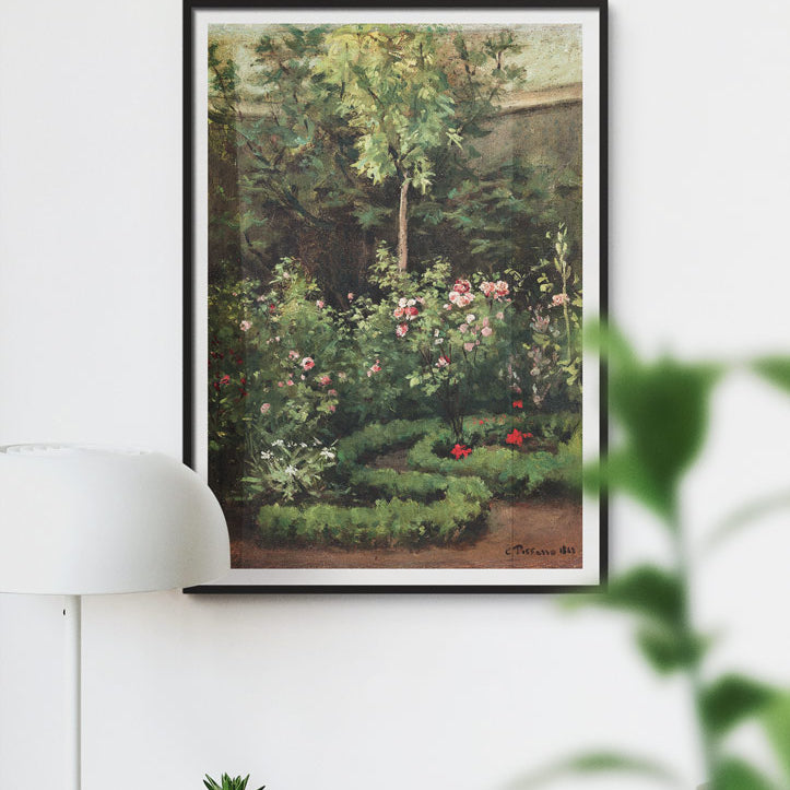 Camille Pissarro Art Print - Rose Garden