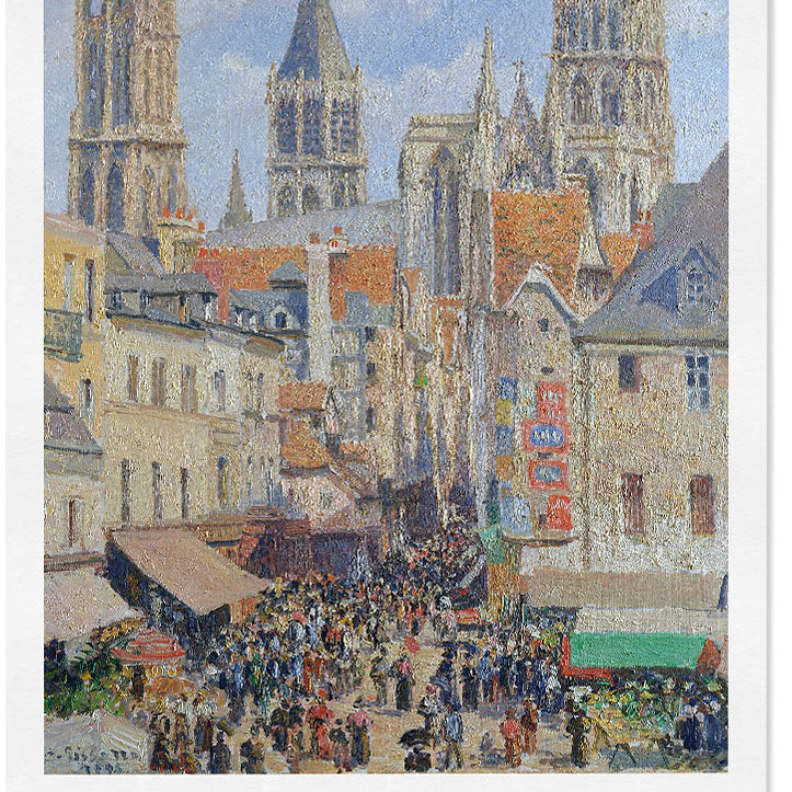 Camille Pissarro - Rue de l'Épicerie, Rouen