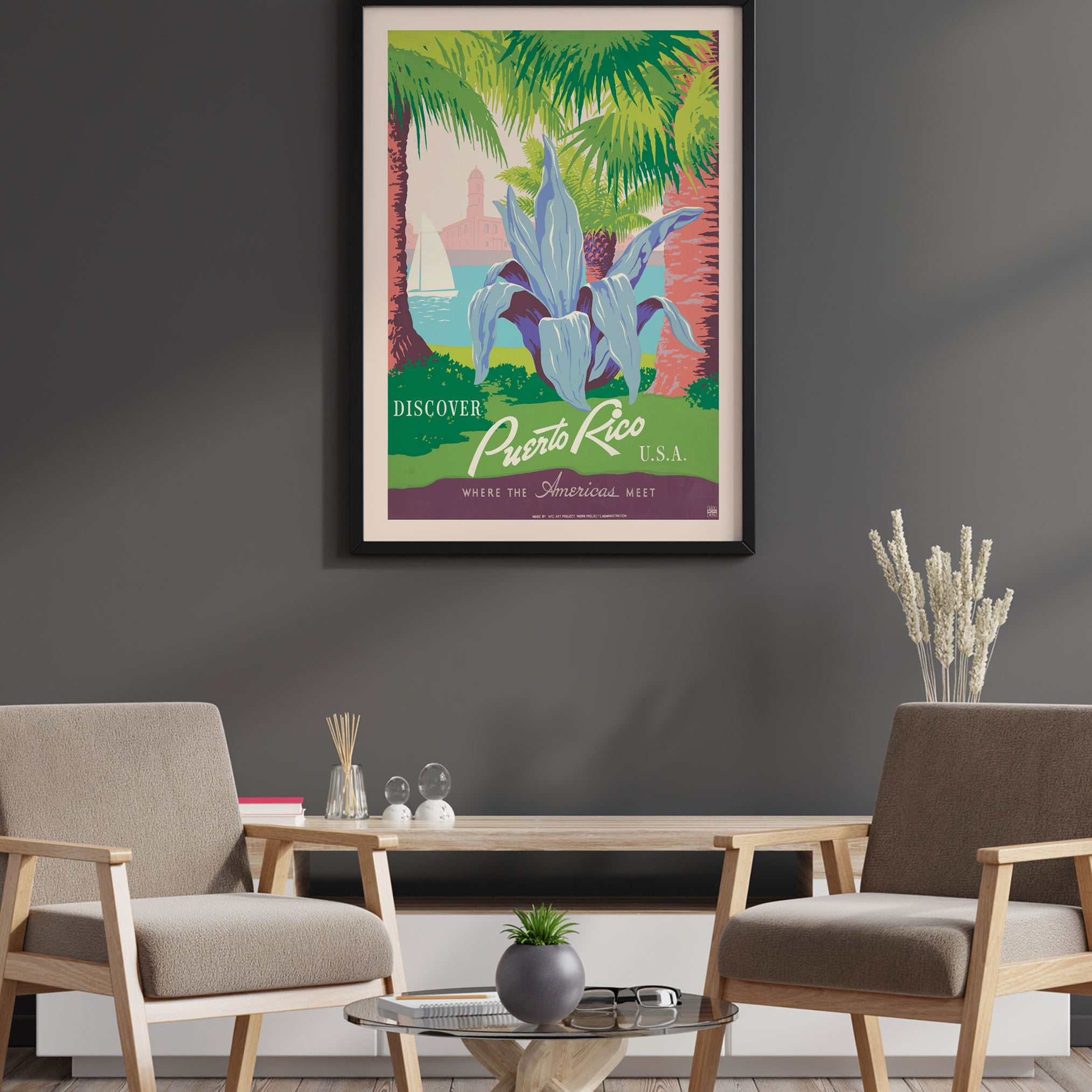 Puerto Rico Travel Poster
