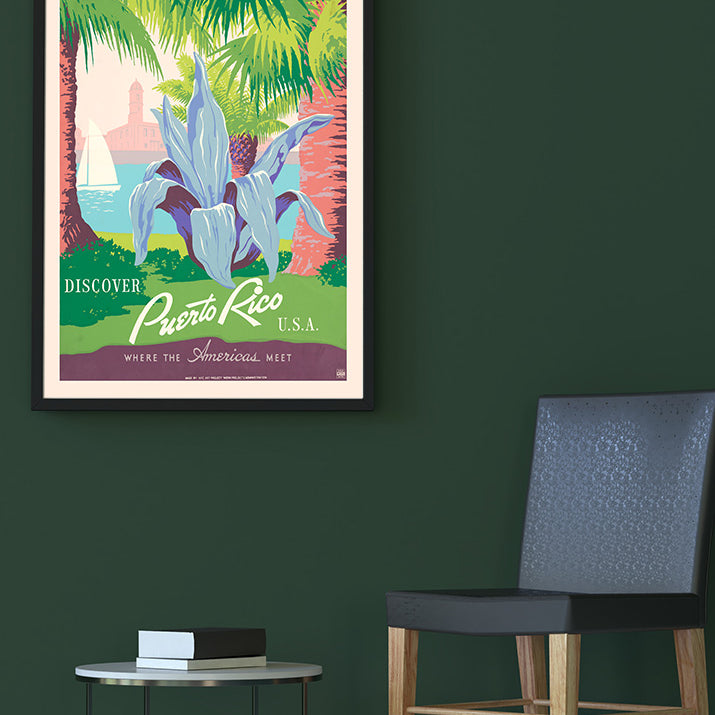 Puerto Rico Travel Poster