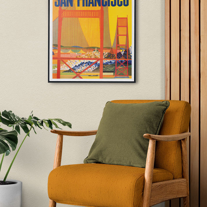 San Francisco California Travel Poster