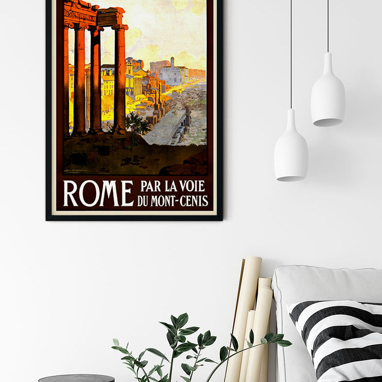 Rome Vintage Travel Poster