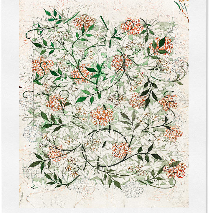 William Morris Jasmine Art Print