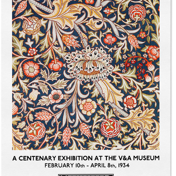 Trent by William Morris - Art Exhibition Poster