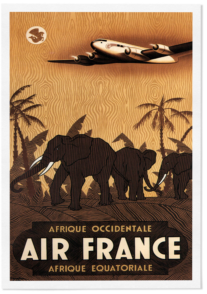 Vintage Travel Poster Africa