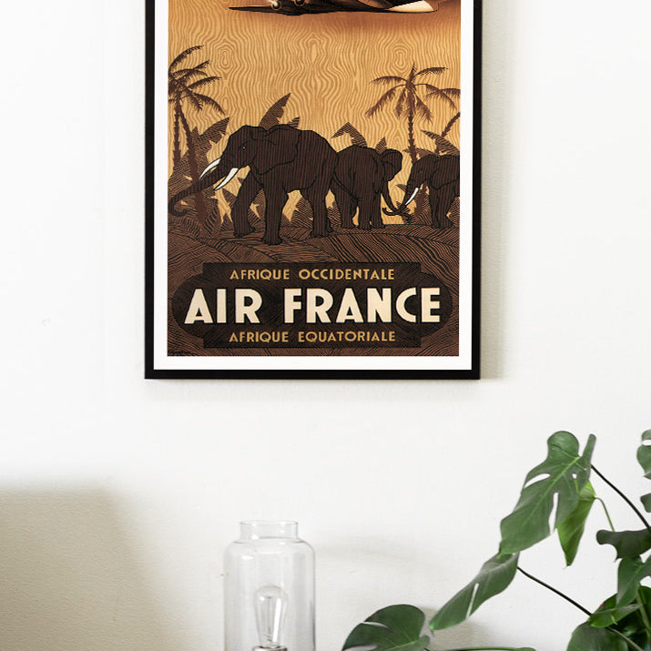 Vintage Travel Poster Africa