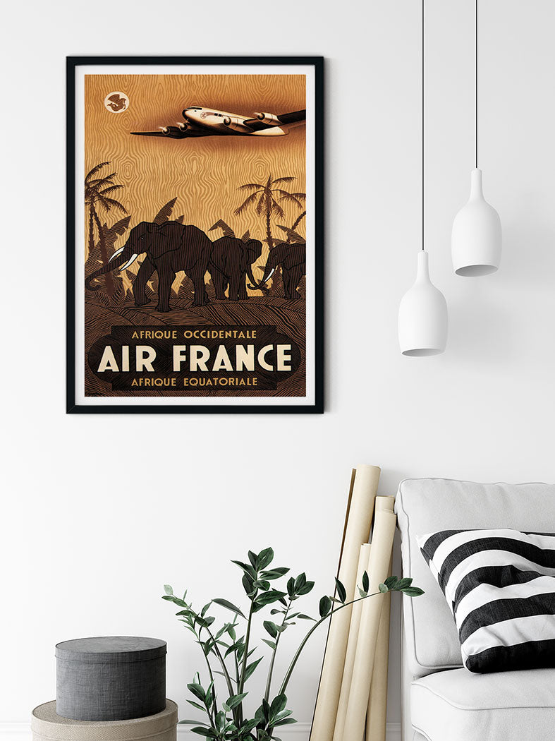 Vintage Travel Poster Africa