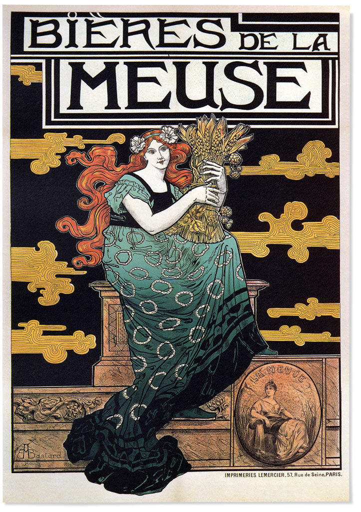 Vintage Beer Advertisement - Bieres de la Meuse