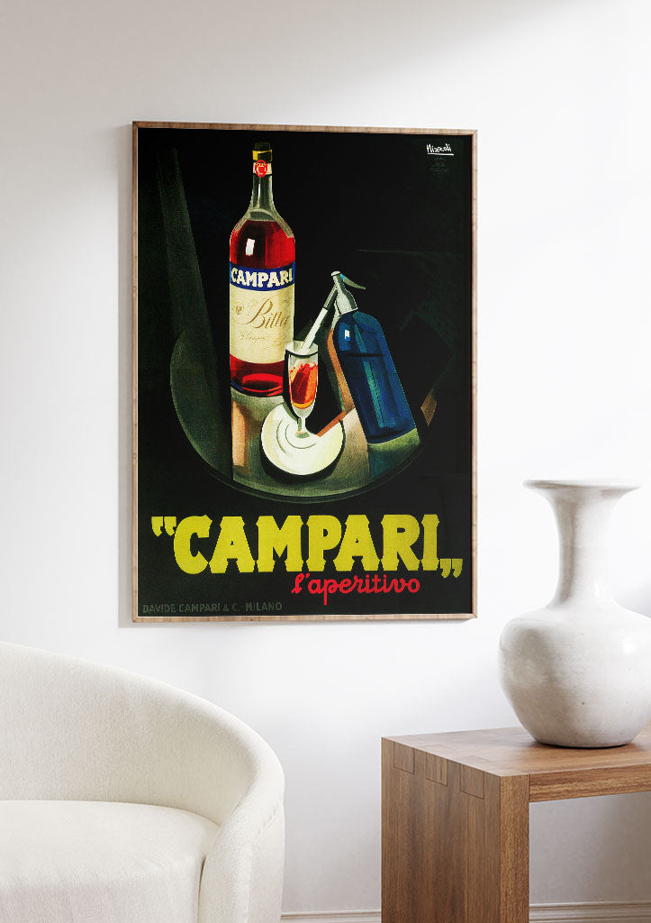 Campari Advertisement Poster by Nizzoli