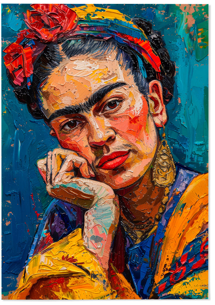 Frida Kahlo Impressionist Portrait