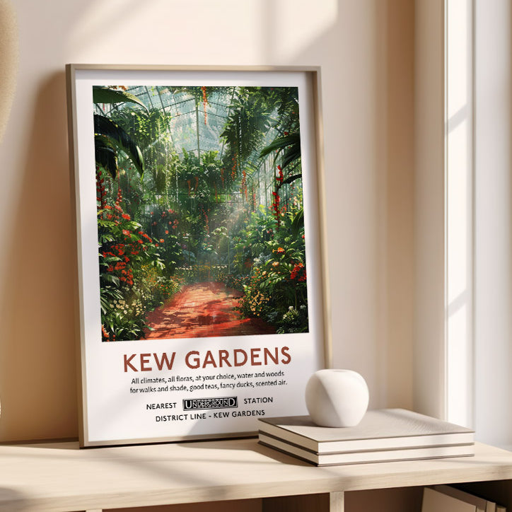 Kew Gardens Botanical Garden Poster