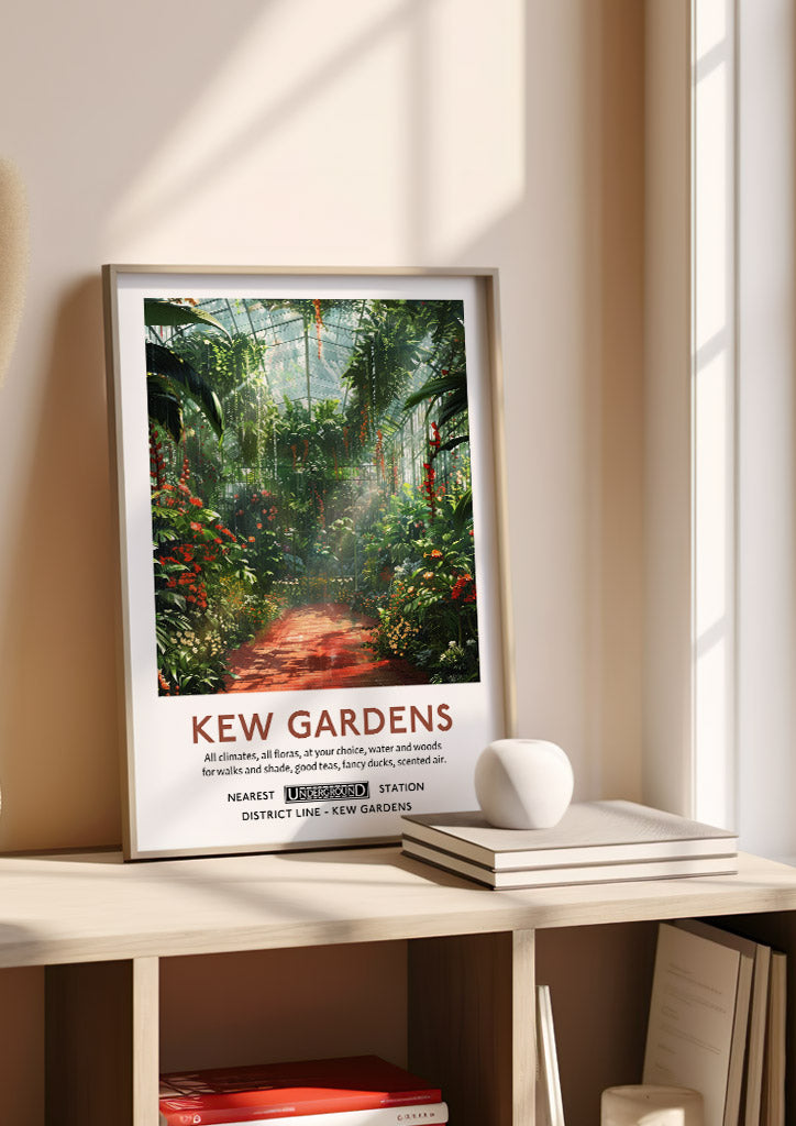 Kew Gardens Botanical Garden Poster