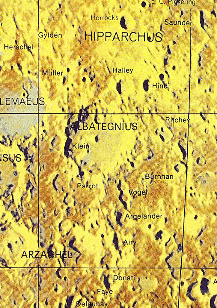 Moon Map Poster Zoom Image