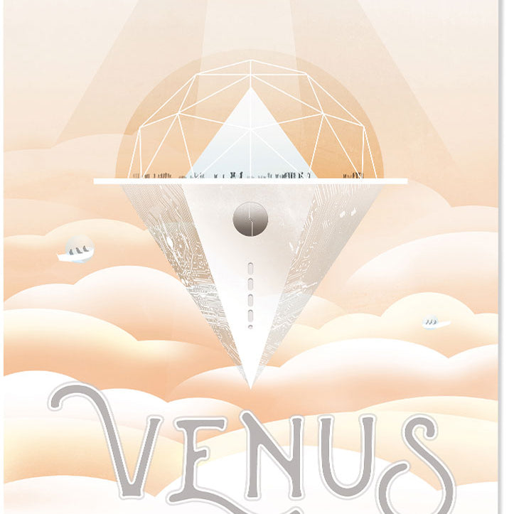 NASA Visions of the Future Poster - Venus