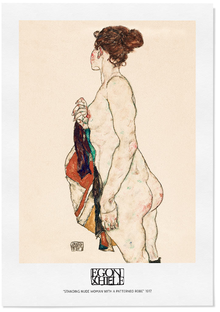 Egon Schiele - Standing Naked Woman
