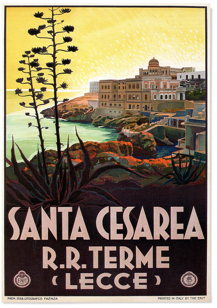 Santa Ceasarea Travel Poster