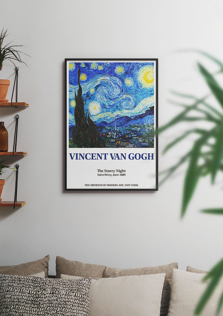 Vincent van Gogh Starry Night Exhibition Poster – Posterist