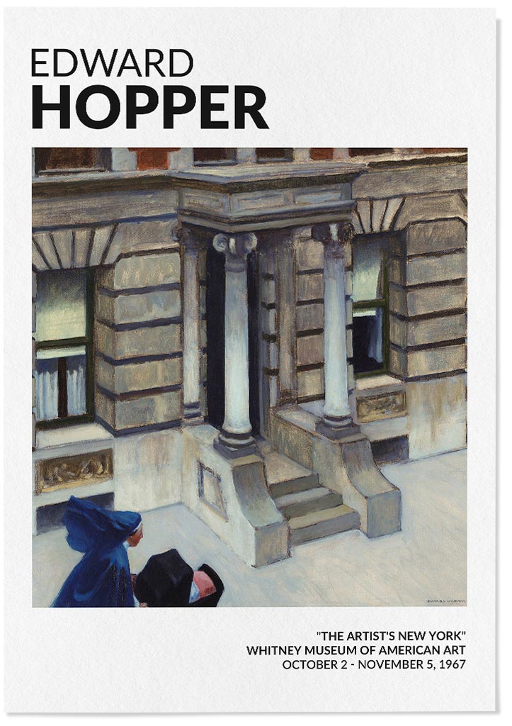 Edward Hopper New York Pavements Art Print