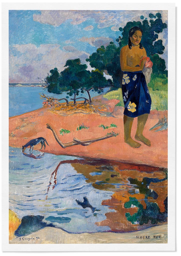 Paul Gauguin Print - Haere Pape