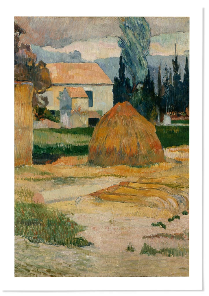 Paul Gauguin Print - Landscape near Arles