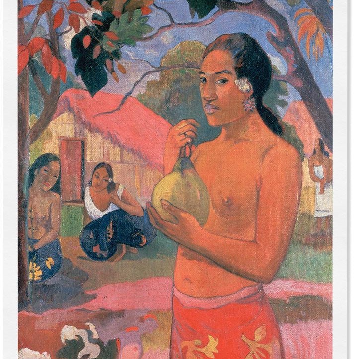 Paul Gauguin Print - Woman Holding a Fruit